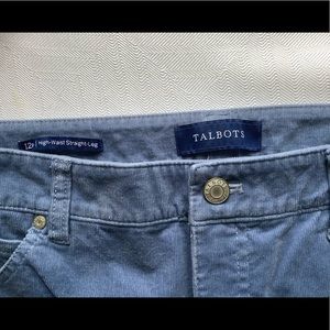 TALBOTS  High Waist Straight Leg  pants